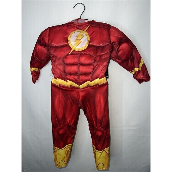 NEW Warner Brothers Flash for Toddler, Size 2T, By Rubies II - Picture 3 of 5